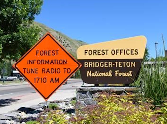 Bridger-Teton Forest sign