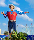 Texas State Fair Cowboy Statue